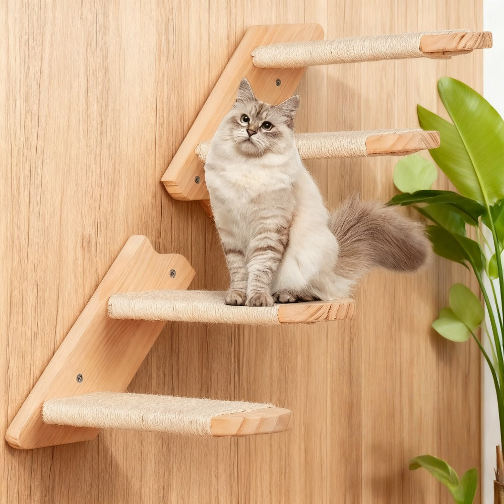Wooden Cat Climbing Frame