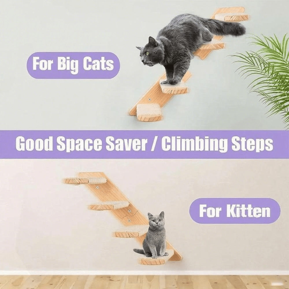 Wooden Cat Climbing Frame
