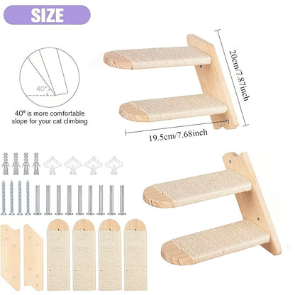 Wooden Cat Climbing Frame